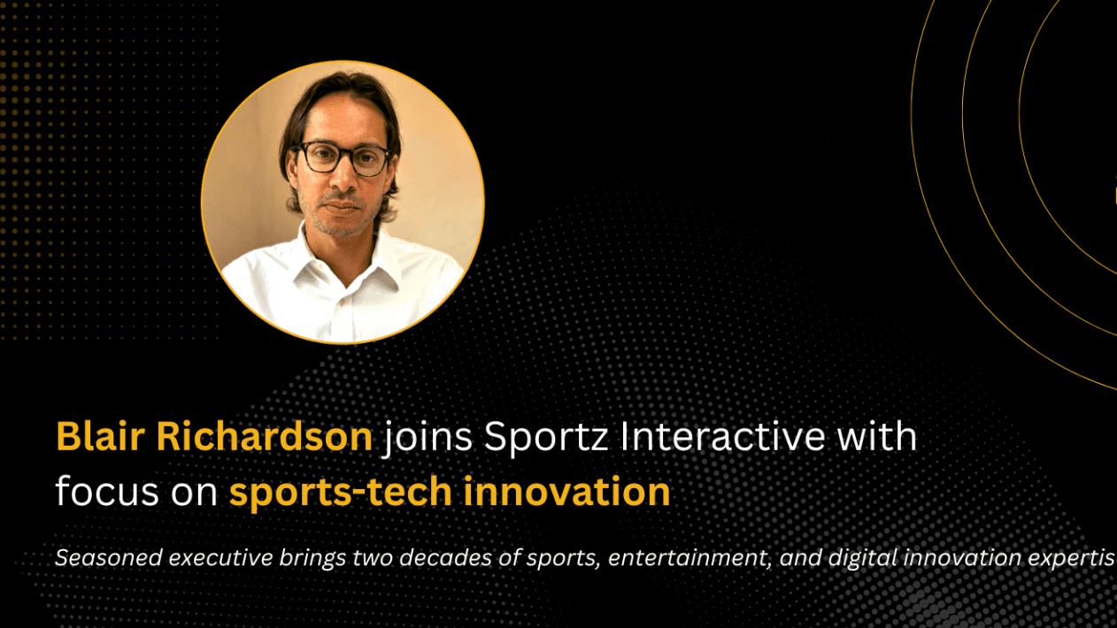 Blair Richardson joins Sportz Interactive with focus on sports-tech innovation
