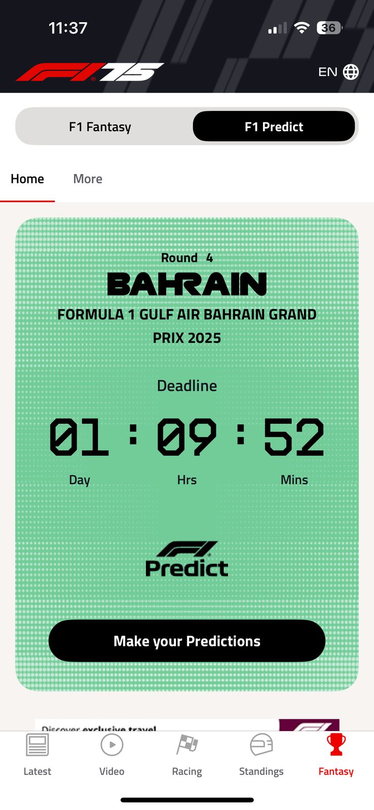 F1 Predictor